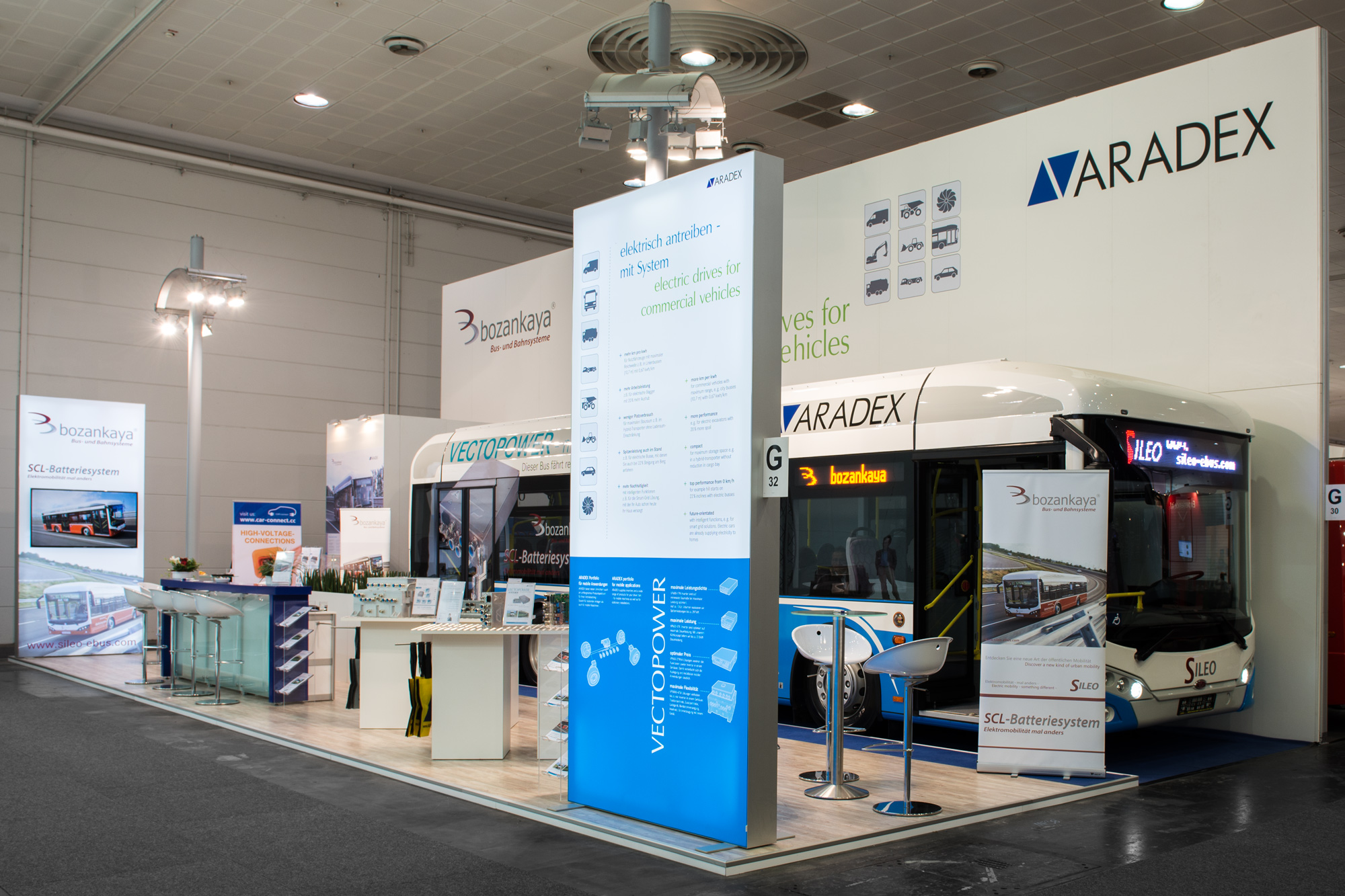 Messestand Aradex IAA Nutzfahrzeuge 2014