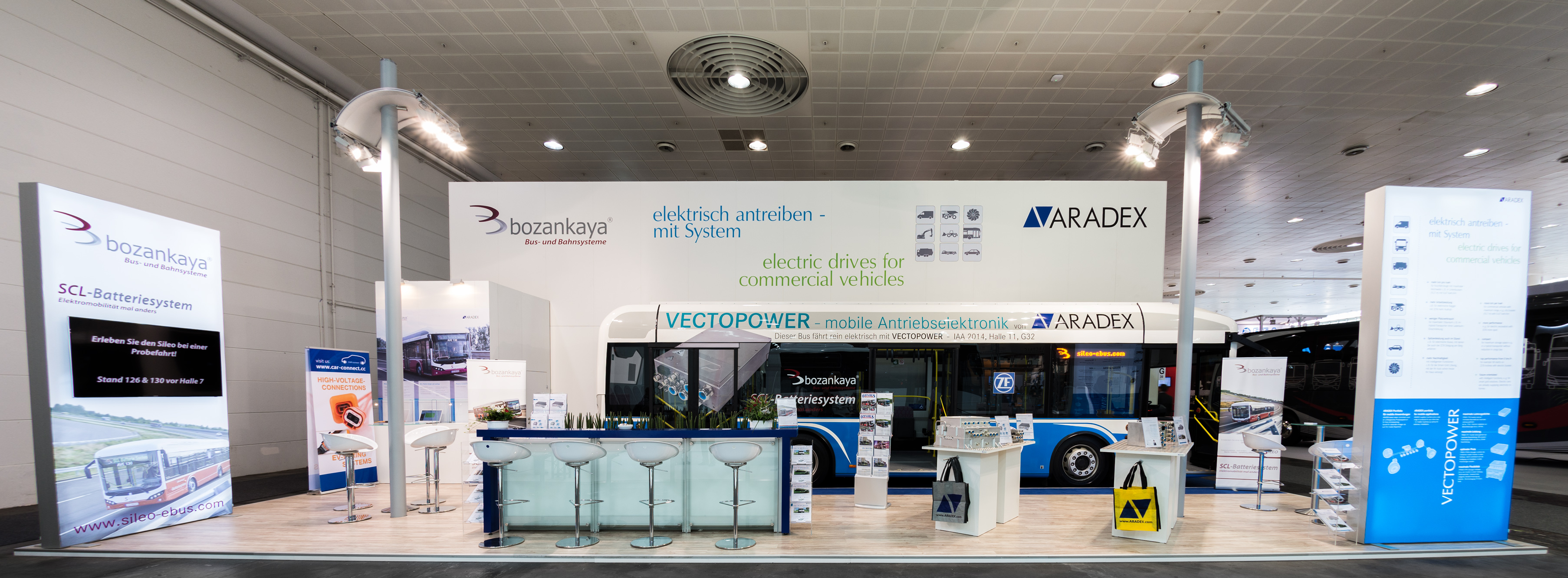 Messestand Aradex IAA Nutzfahrzeuge 2014