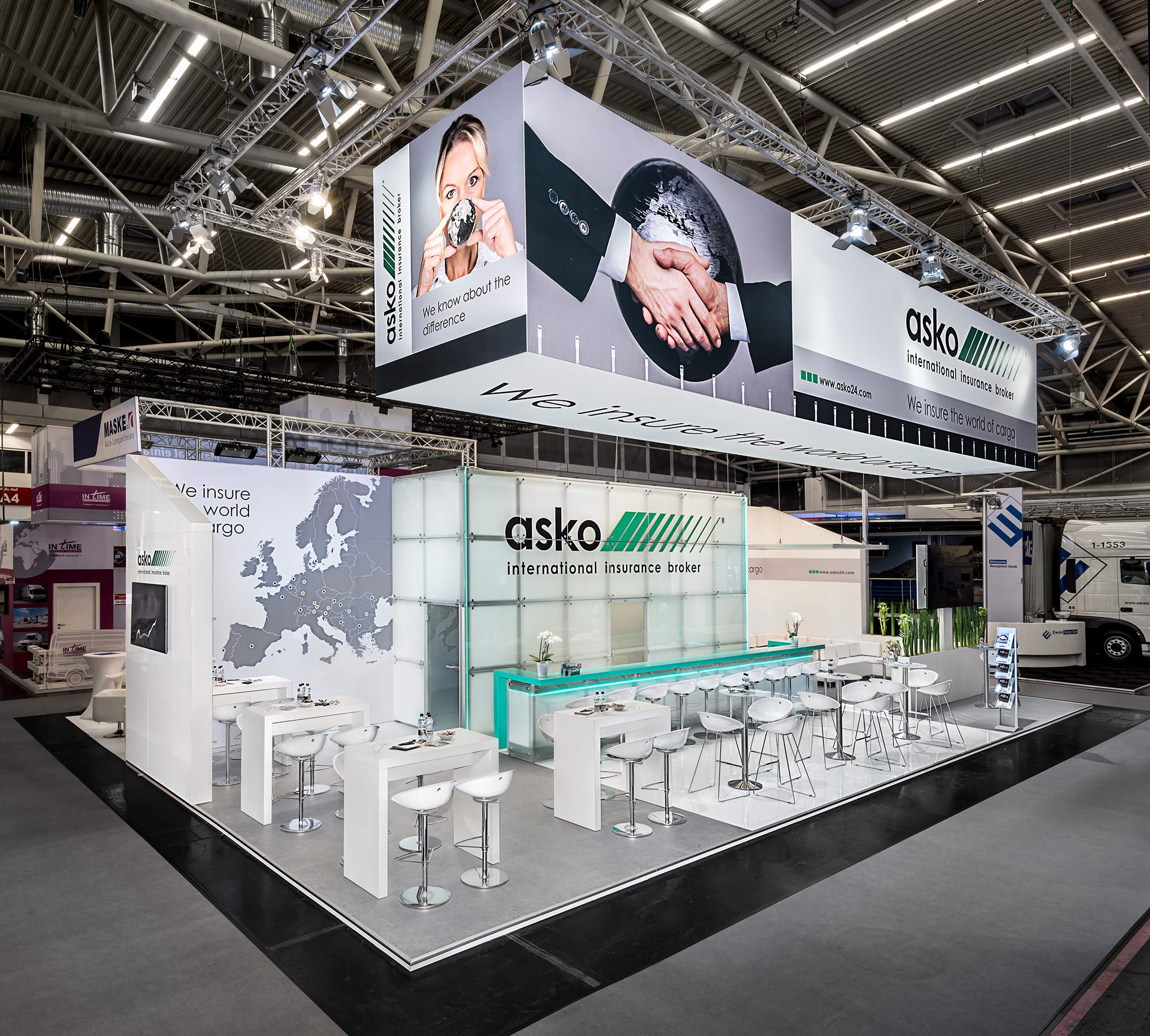 Messestand Asko transport logistic 2017 München