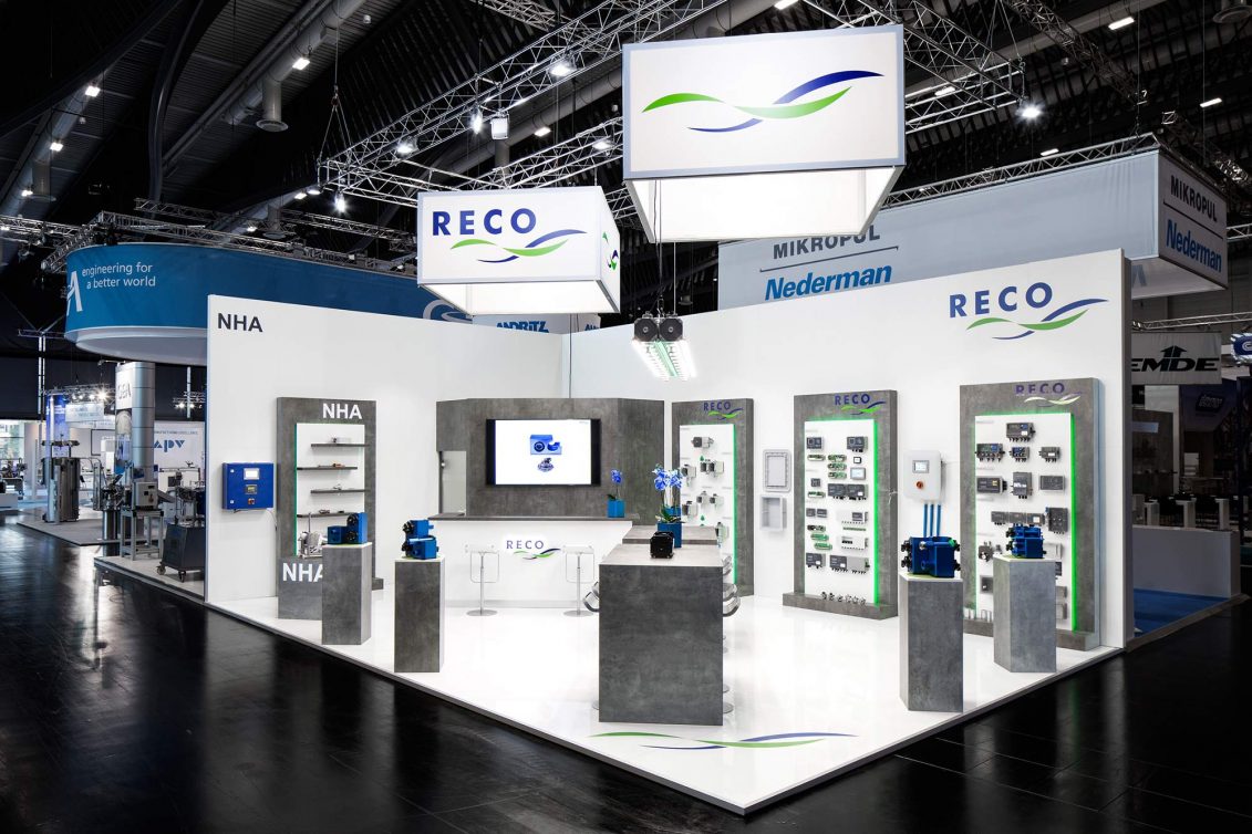 Messestand Reco Powtech 2017 Nürnberg