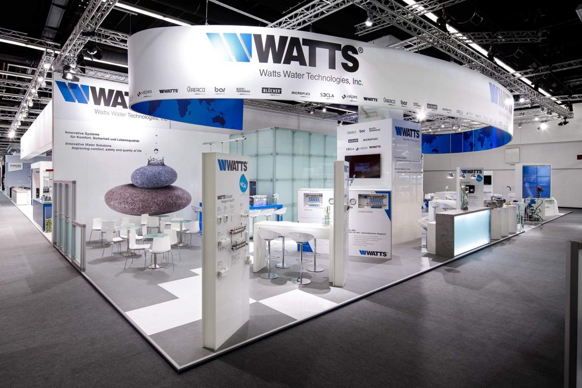 Messestand Watts ISH 2017 Frankfurt