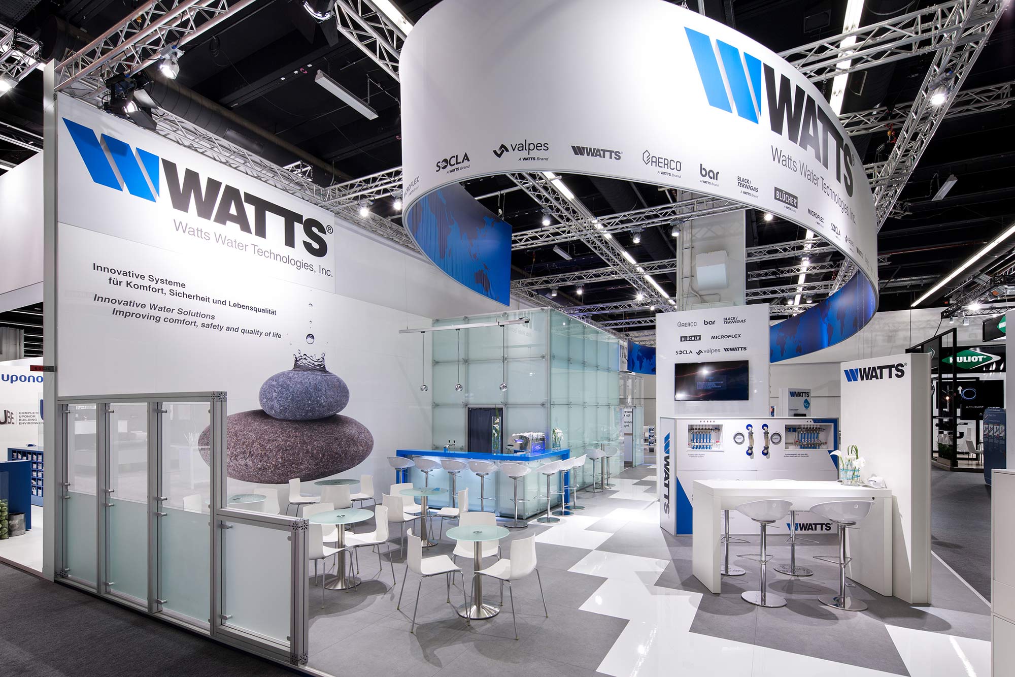 Messestand Watts ISH 2017 Frankfurt