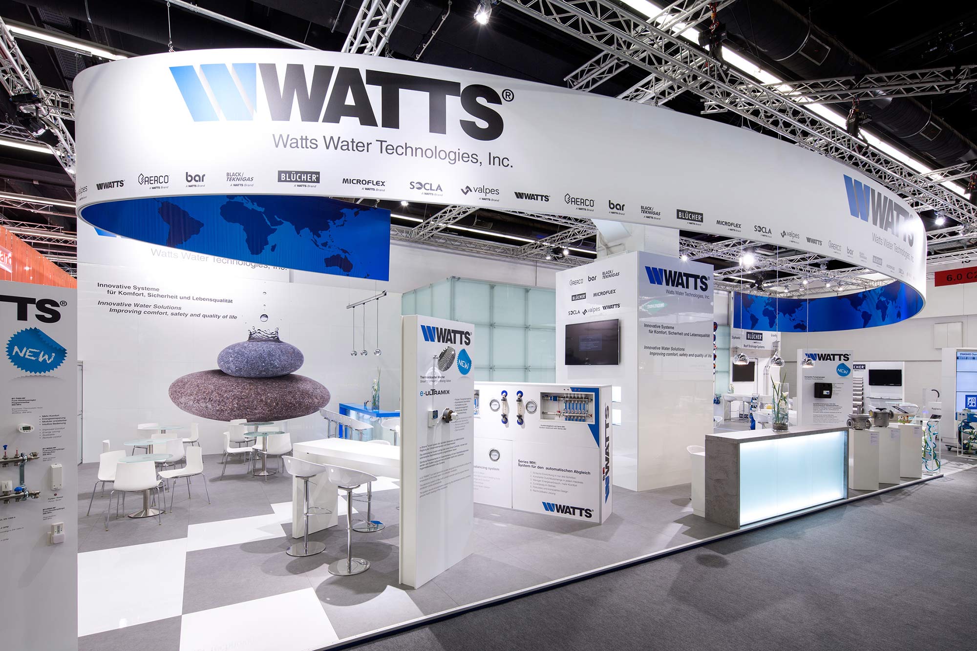 Messestand Watts ISH 2017 Frankfurt