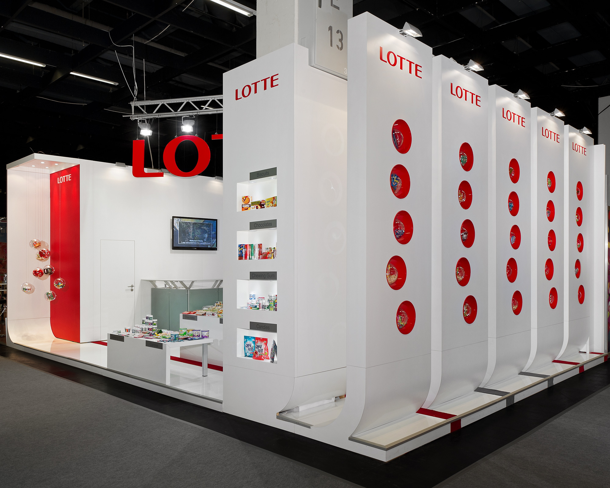 Messestand Kinari Lotte ISM 2015 Köln