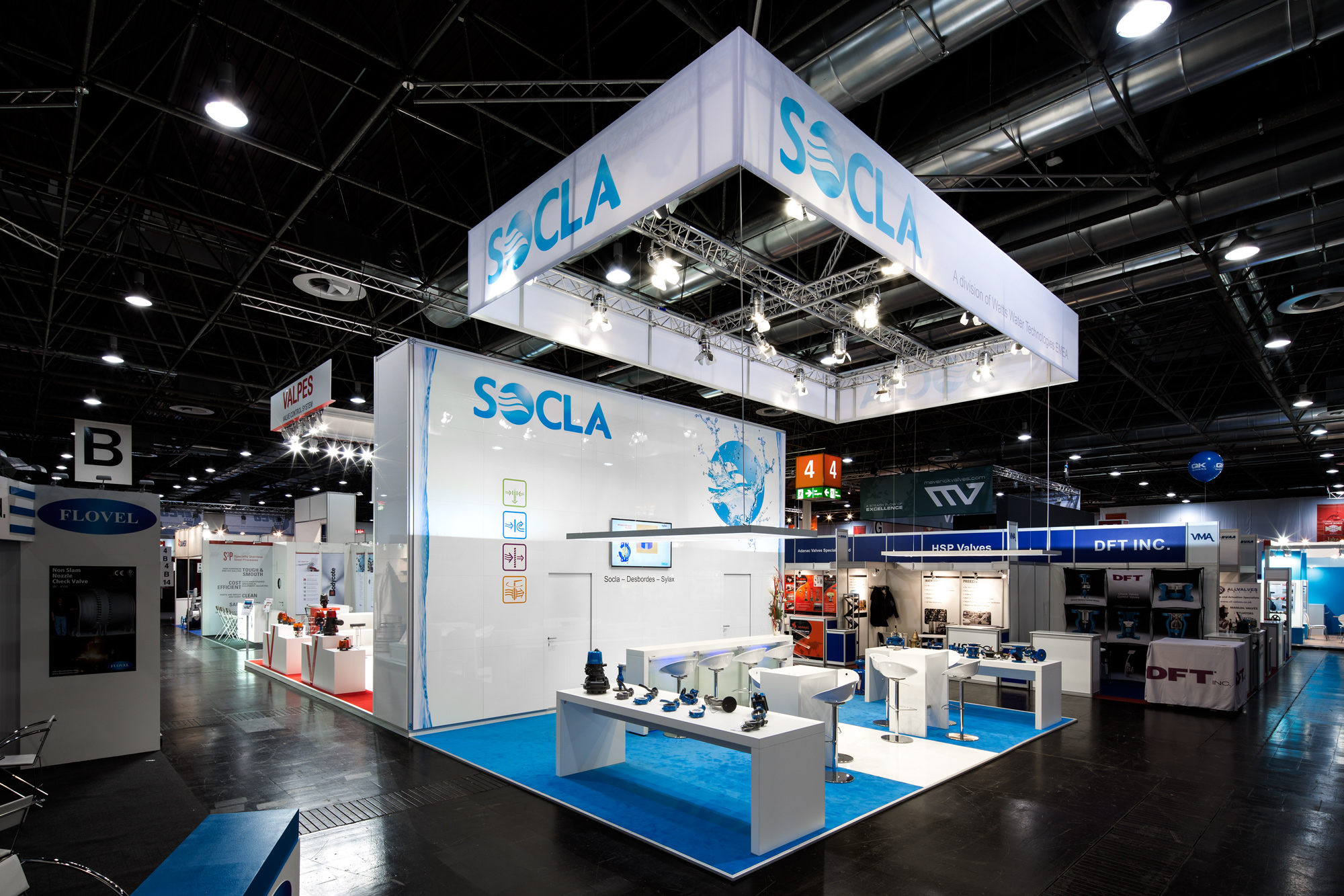 Messestand Socla Valve World 2014 Düsseldorf