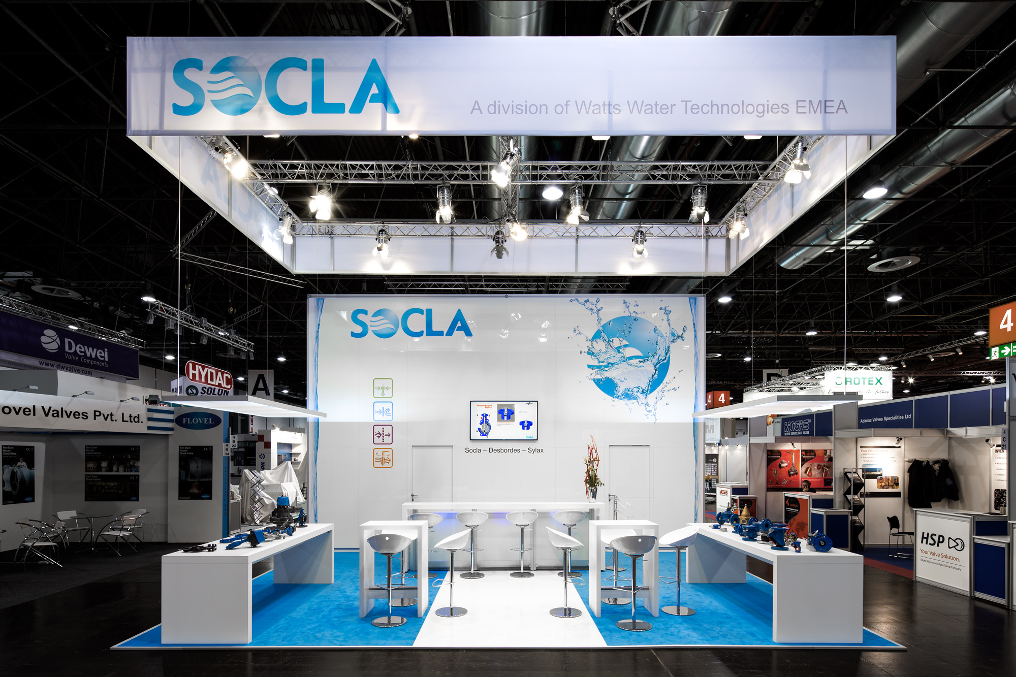 Messestand Socla Valve World 2014 Düsseldorf