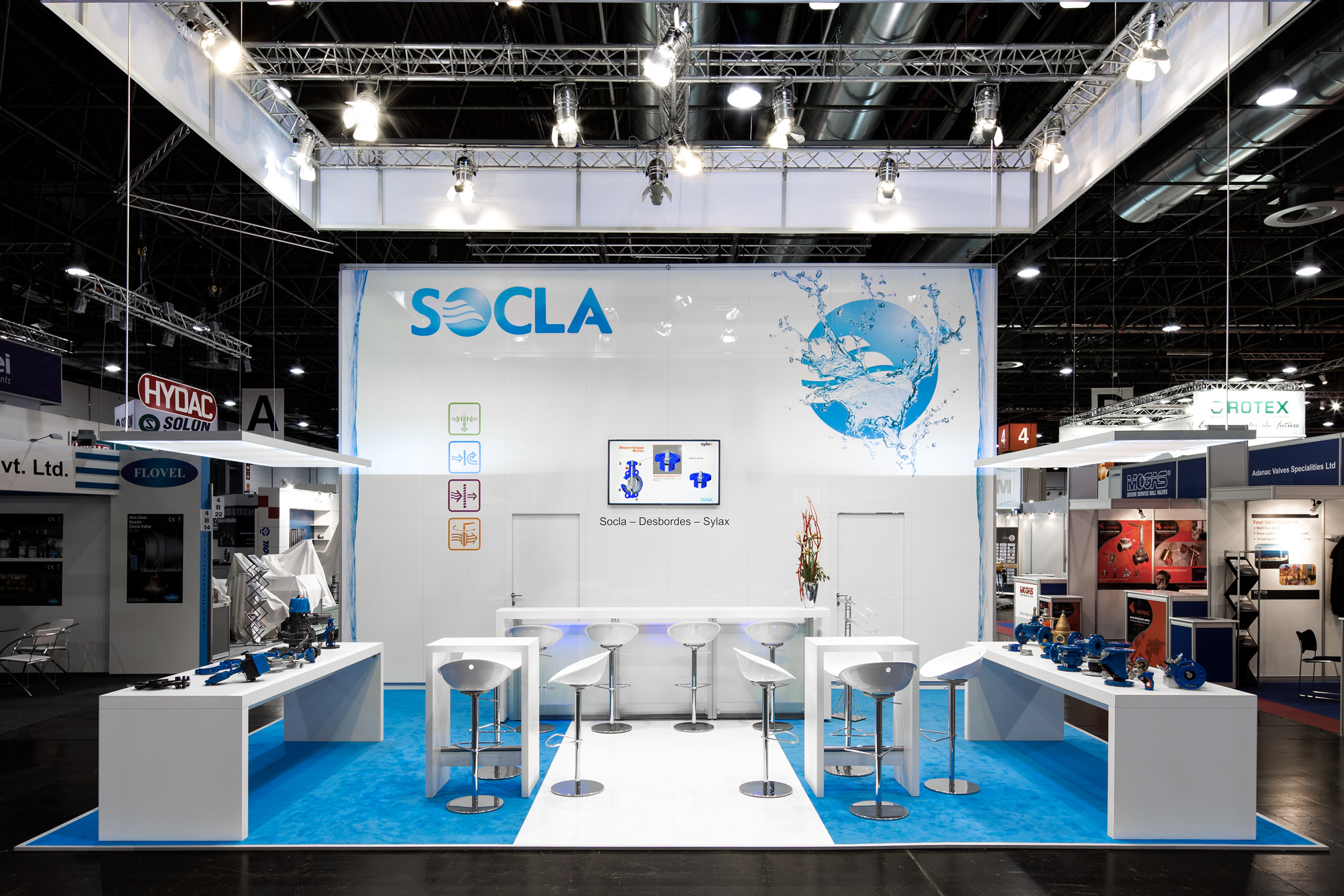 Messestand Socla Valve World 2014 Düsseldorf