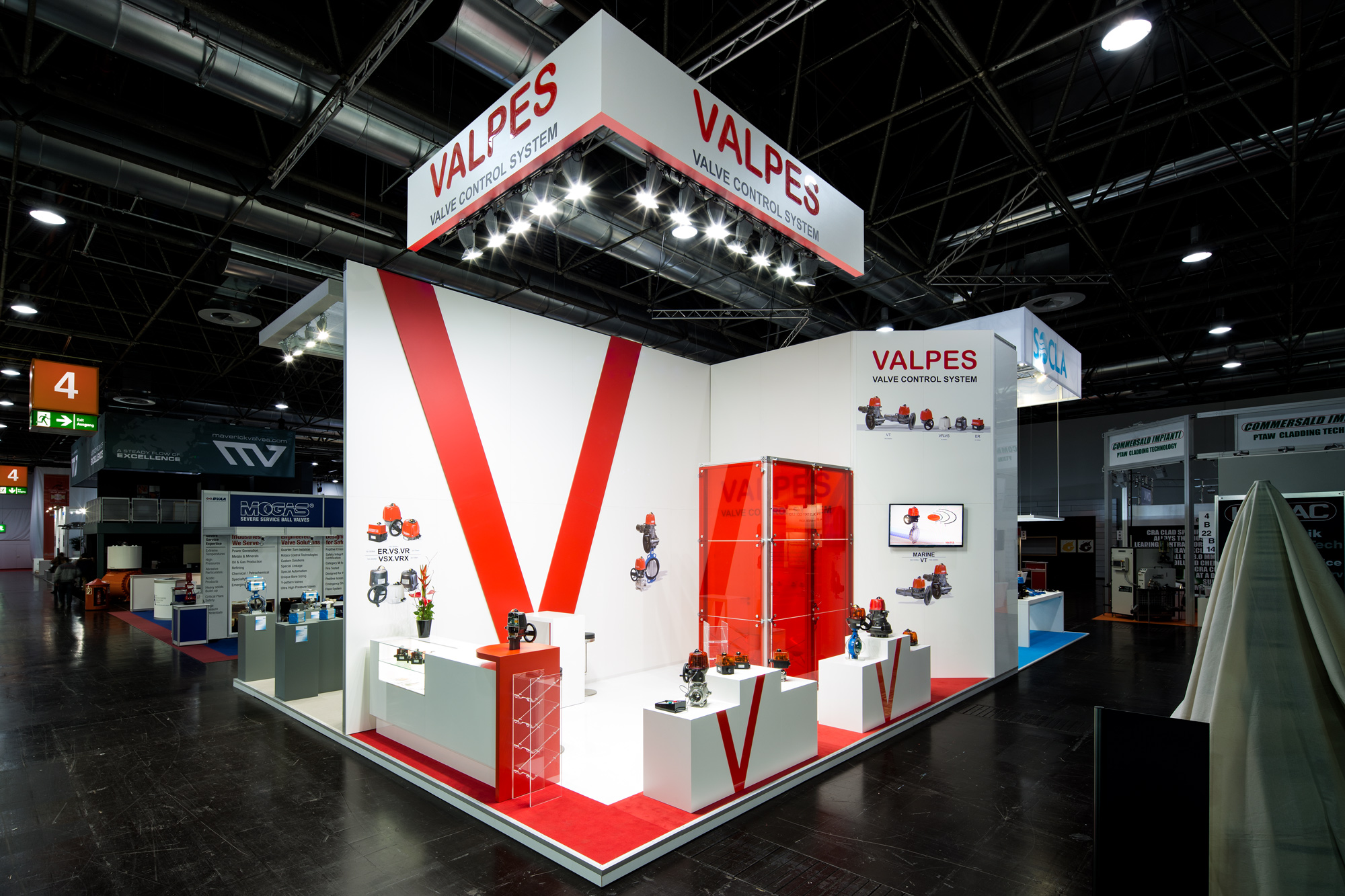 Messestand Valpes Valve World 2014 Düsseldorf