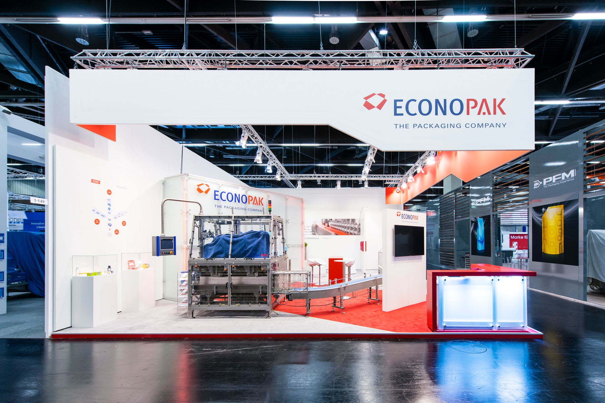 Messestand Econo-Pak Fachpack 2015 Nürnberg