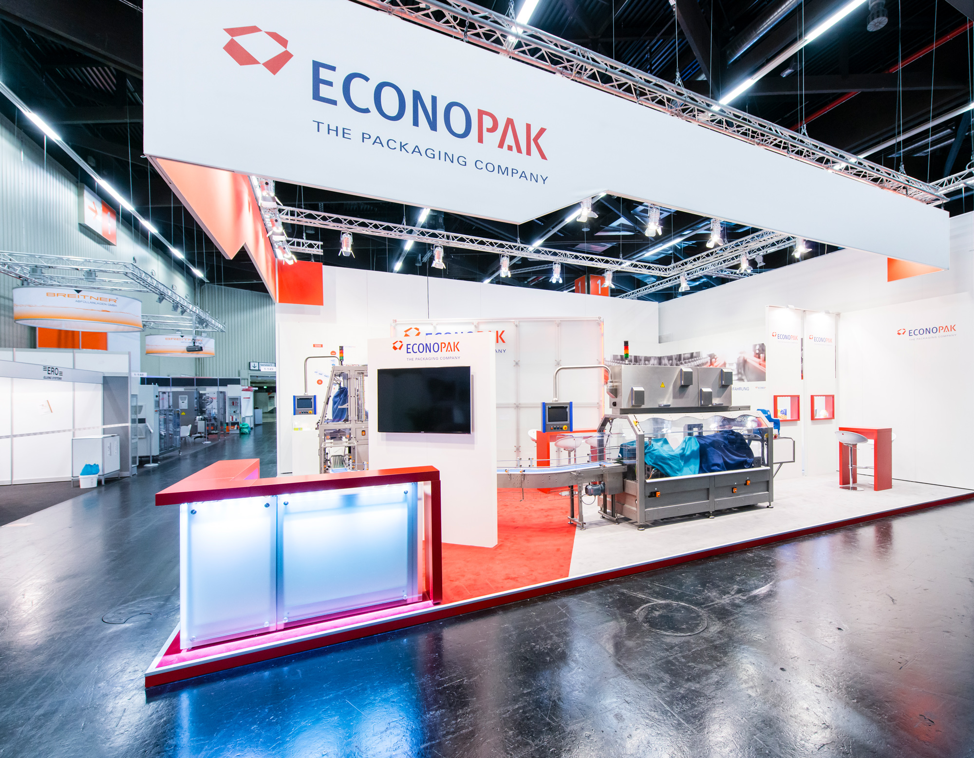 Messestand Econo-Pak Fachpack 2015 Nürnberg