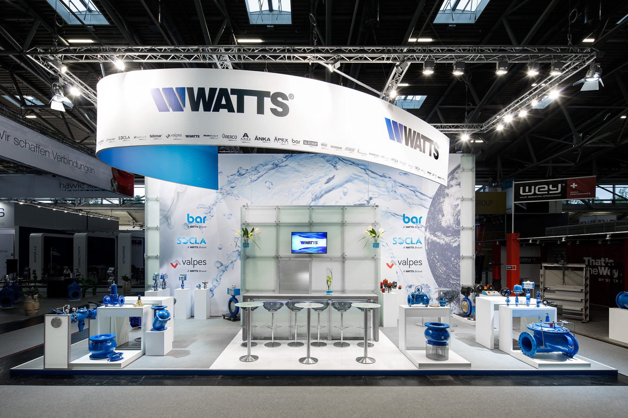 Messestand bar IFAT 2018 München