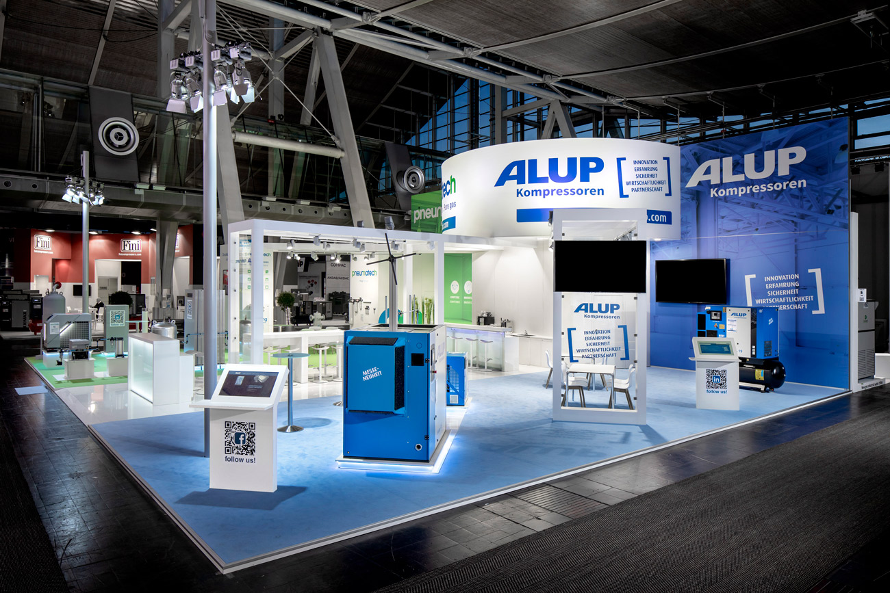 Messestand Alup HMI 2019 Hannover