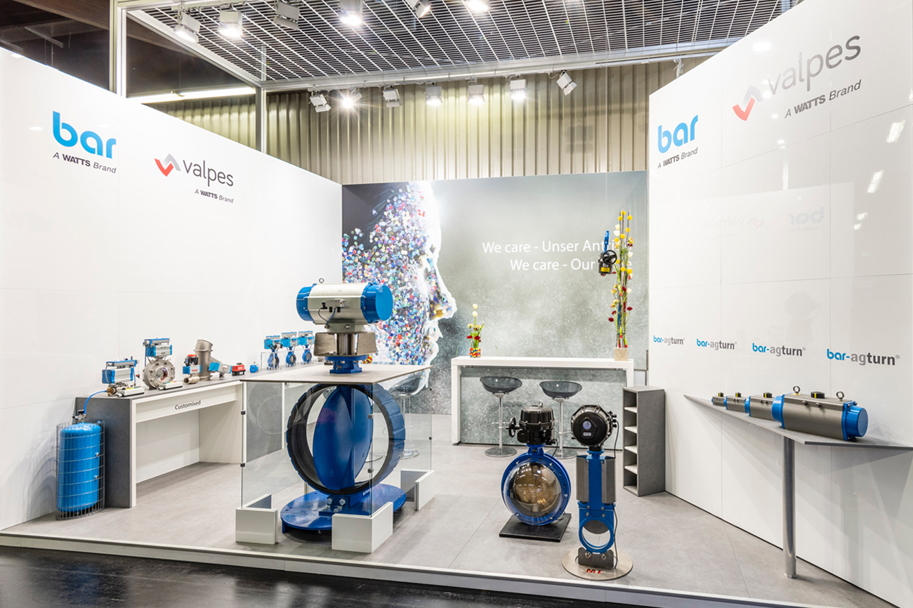 Trade Fair Stand bar Powtech 2019 Nuremberg