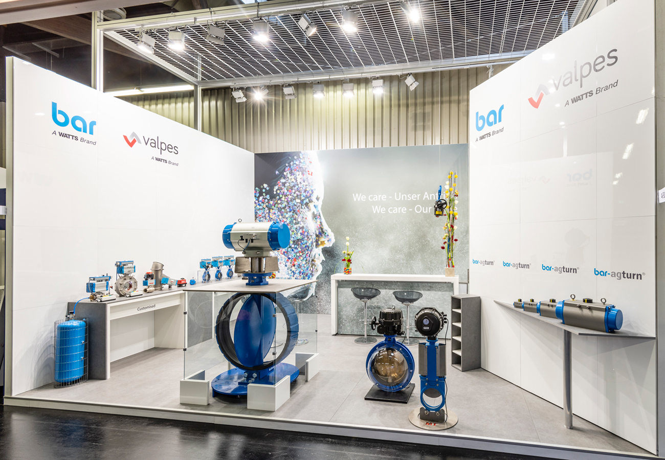 Messestand bar Powtech 2019 Nürnberg