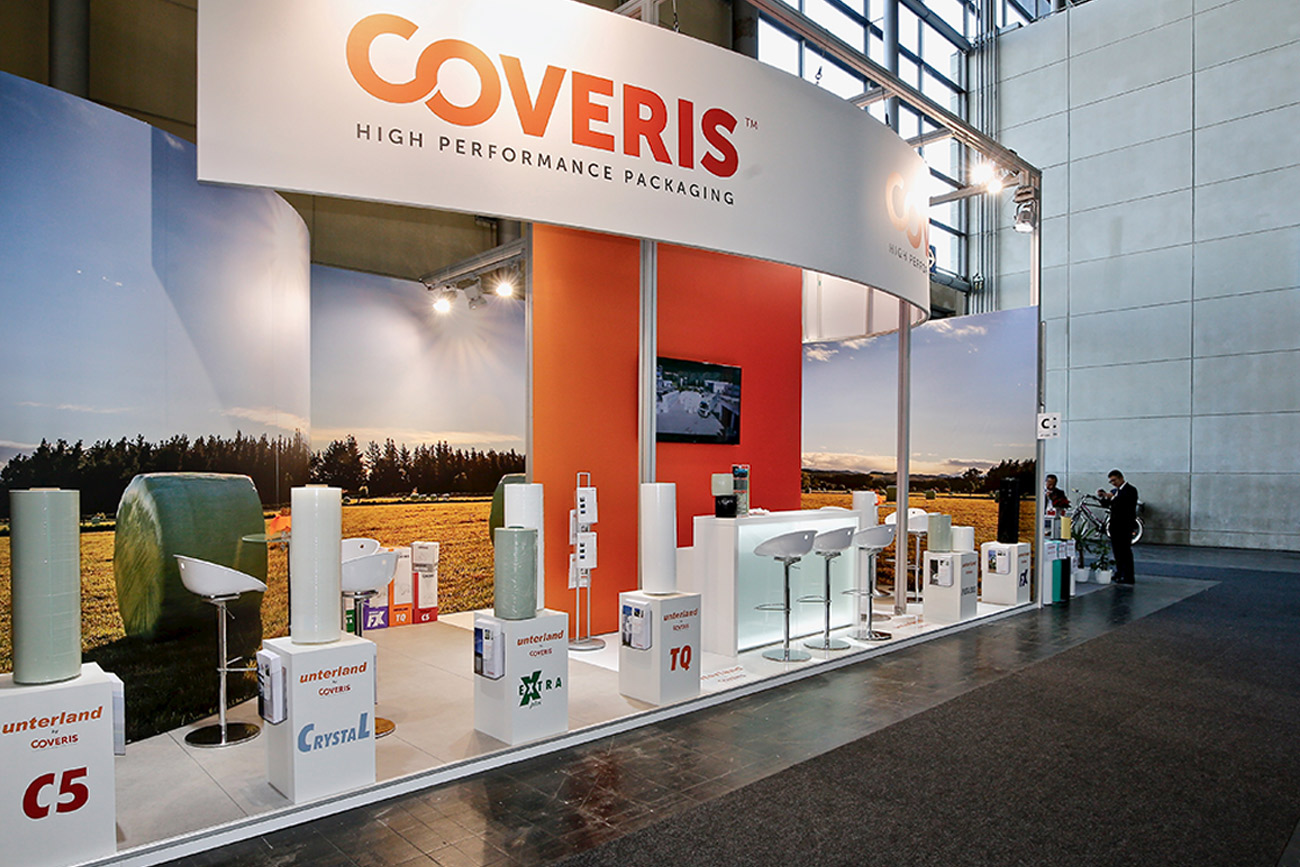 Trade fair stand Coveris Agritechnica 2019