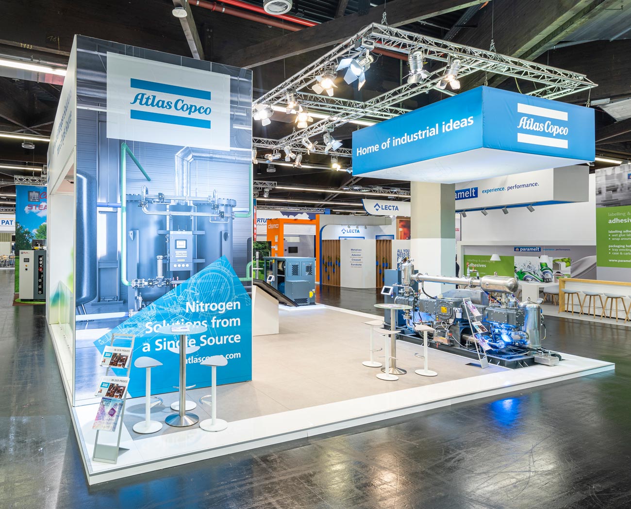 Messestand Atlas Copco Brau Beviale Nürnberg 2019