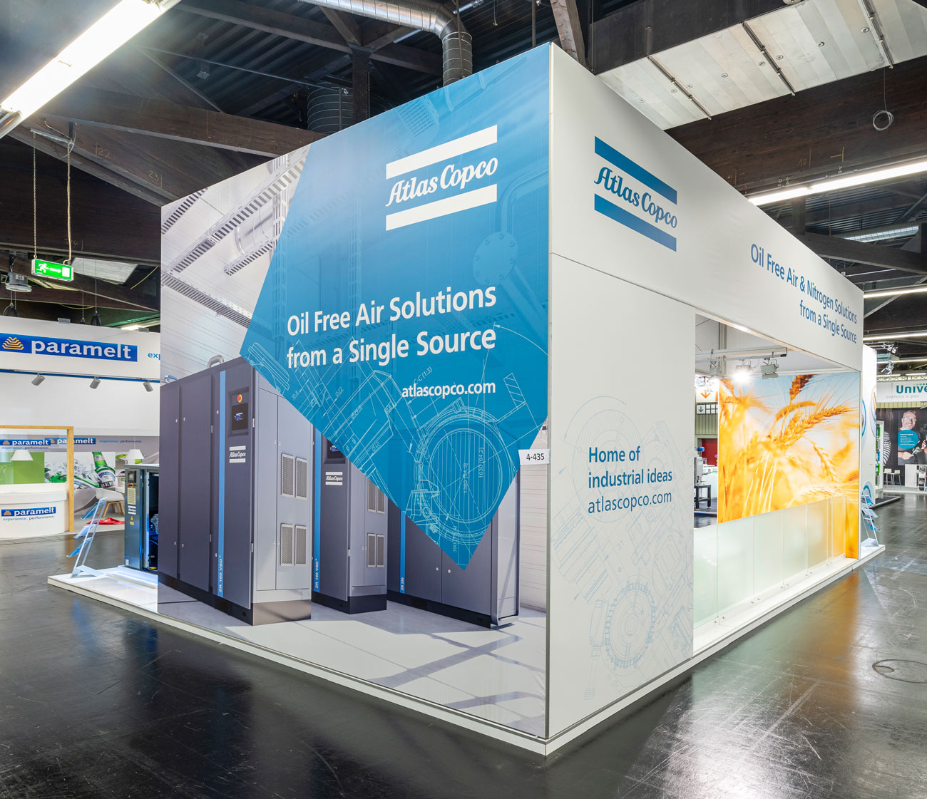 Messestand Atlas Copco Brau Beviale Nürnberg 2019