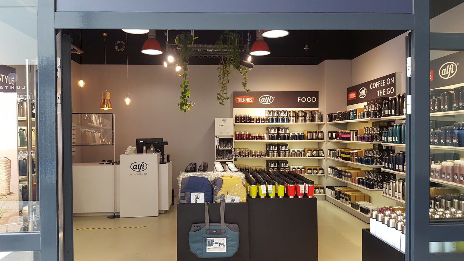 Store interior Alfi Thermos Outlet Rostock