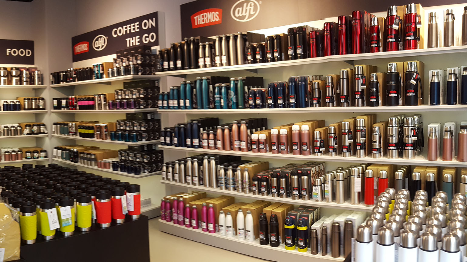 Store interior Alfi Thermos Outlet Rostock