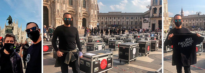 Eventprotest Mailand